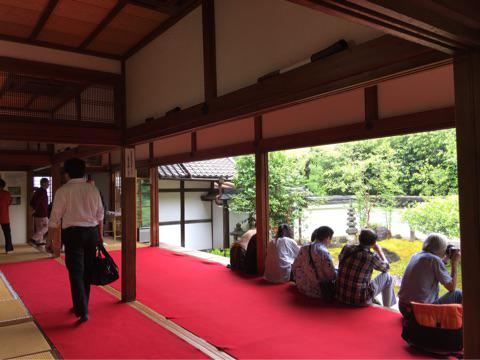 京都妙心寺東林院「沙羅の花を愛でる会」